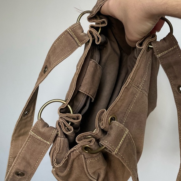 BROWN RHINESTONE ROXY HANDBAG - Picture 2 of 6